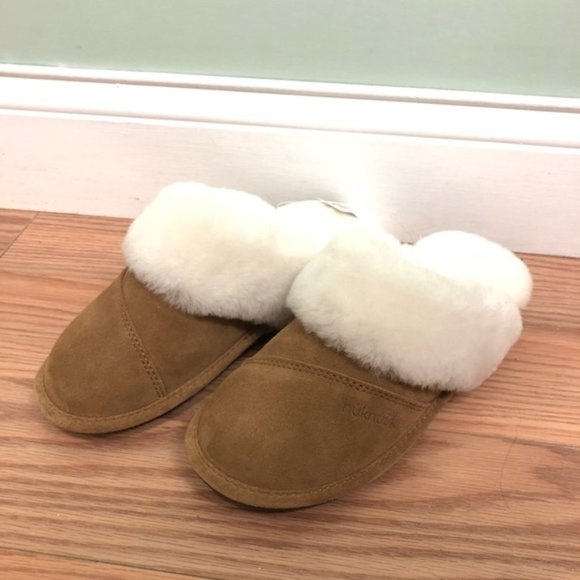 NukNuuk Shoes - NukNuuk | Women's Leather Slippers | Chestnut | Various Sizes